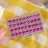 Сияющие наклейки с бриллиантами и кристаллами Love Girl Laser Phone Stickers Kids Girls 3D Stereoscope Small Stickers