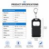 USB Rechargeable Working Light LED COB Emergency Lantern Keychain Flashlight  Outdoor
