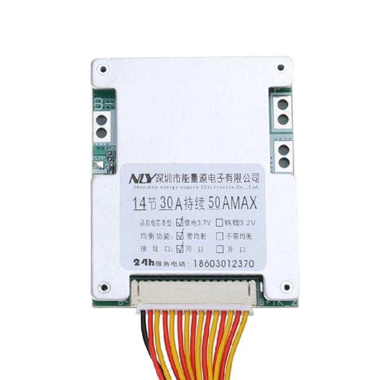 Аккумулятор для платы защиты с балансировкой 14S 48V 30A BMS- плата PCB для дома