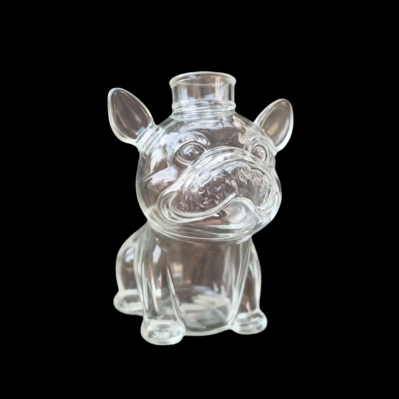 Dog Themed Airtight Glass Snacks Jar With Secure Lid For Storing Cookie Coffee Bean Pet Treats Kitchen Organizers