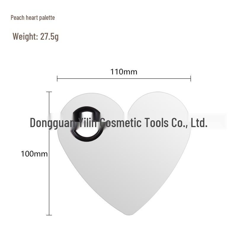 Набор палитры для смешивания макияжа и шпателя из нержавеющей стали