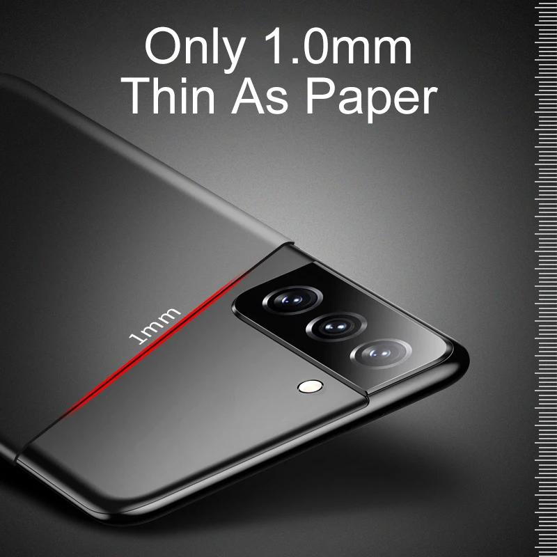 Роскошный Матовый Жесткий Чехол Для Samsung Galaxy S26 Ultra S25 FE S24 S23 Plus S22 S21 S20 Ultra Тонкая Задняя Крышка Тонкий Корпус