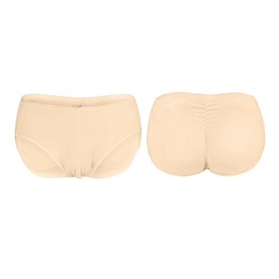 Pad Filling Shapewear Thick Fake Butt High Elastic Butt Lifted Solid Color Anti-septic Men Briefs