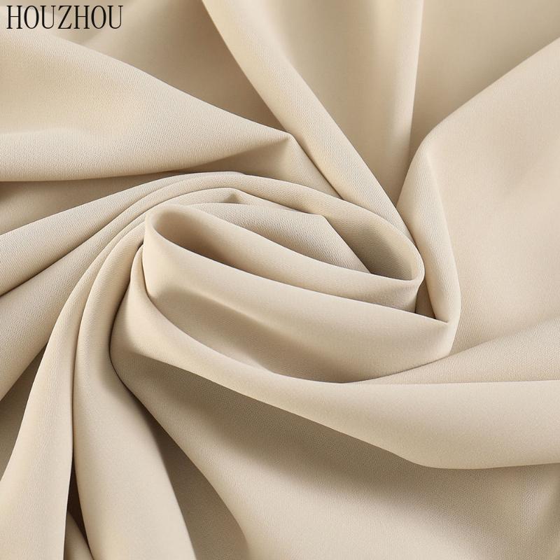 HOUZHOU шифоновая рубашка женские классические ретро корейские офисные женские элегантные повседневные топы большого размера