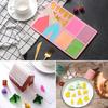 1PC Christmas House Building block Chocolate Silicone Mold Cake Decoration DIY Gingerbread House Shape Biscuits Stencil Baking