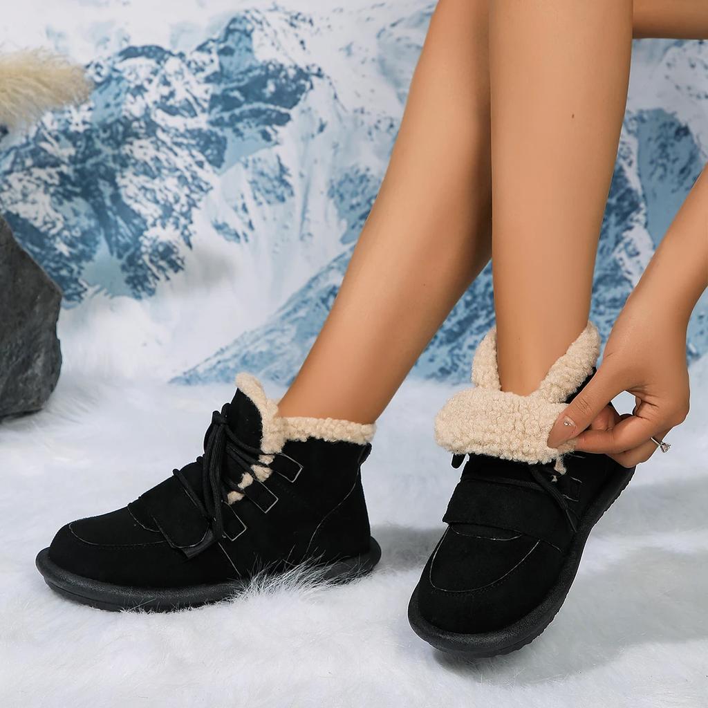 Новые классические женские зимние ботинки на утепленном пуху, удобные теплые ботильоны, женская зимняя женская обувь, массивные Botas Mujer