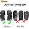 Новый Чехол-Брелок из Углеродного ABS для Ключей Автомобиля Ford Fusion Mondeo Mustang F-150 Explorer Edge     Автоаксессуары