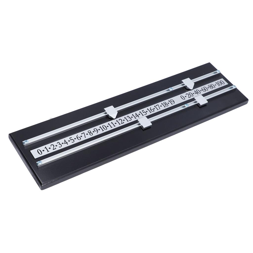 Бильярдная доска для подсчета очков с 2 дорожками, экономящая место, из цельного дерева, универсальная, для домашнего клуба