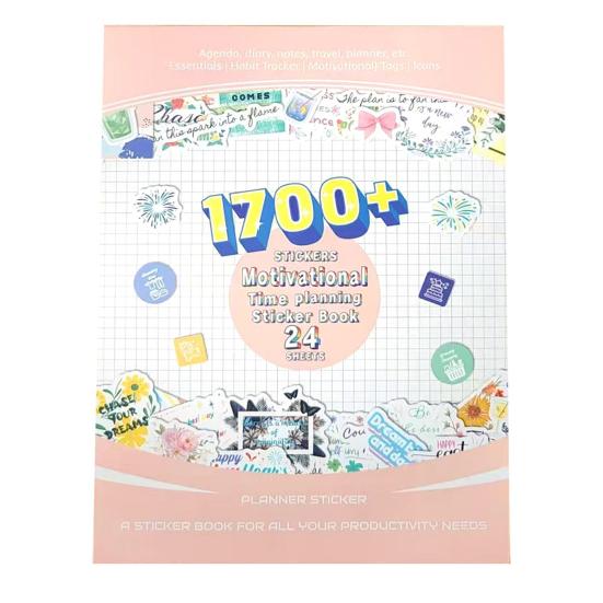 1 Set Annual Planner Stickers Set Seasonal Program Stickers Aesthetic Inspirational Holiday Wellness Stickers Calendar Journaling Accessories