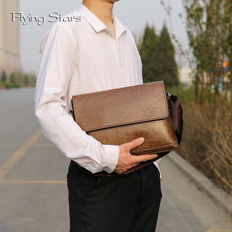 Men's Leather Shoulder Bag Casual Briefcase Men's Travel Diagonal Cross Bag Business Handbag Latest able Boy Wallet