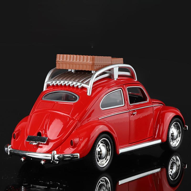 1/32 Beetle 1995 Классический Автомобиль Сплав Модель Автомобиля Звук и Свет Оттяжка Детская Игрушка Коллекционные Предметы Подарок на День Рождения