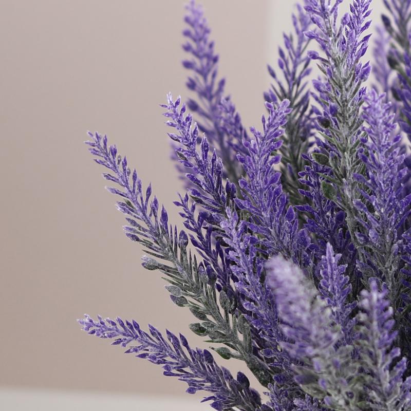 Искусственный цветок шелковый фиолетовый лаванда домашний уличный садовый декор букет поддельный свадебный рождественский день аксессуары для вечеринки