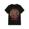 Slayer God Hates Us All T-Shirt Peripheral Pattern Printing Summer Luxury Brand Cotton Men's and Women's T-Shirts