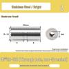 Нержавеющая сталь M3-M10 Цилиндрическая сварная двойная резьбовая удлинительная гайка-стойка.