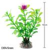 Fish Tank Decor: Artificial Aquatic Plants & Reptile Leaves