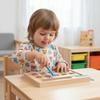 Walking Ball Magnetic Digital Beads Wooden Puzzle Activity Board  Attention Training Games