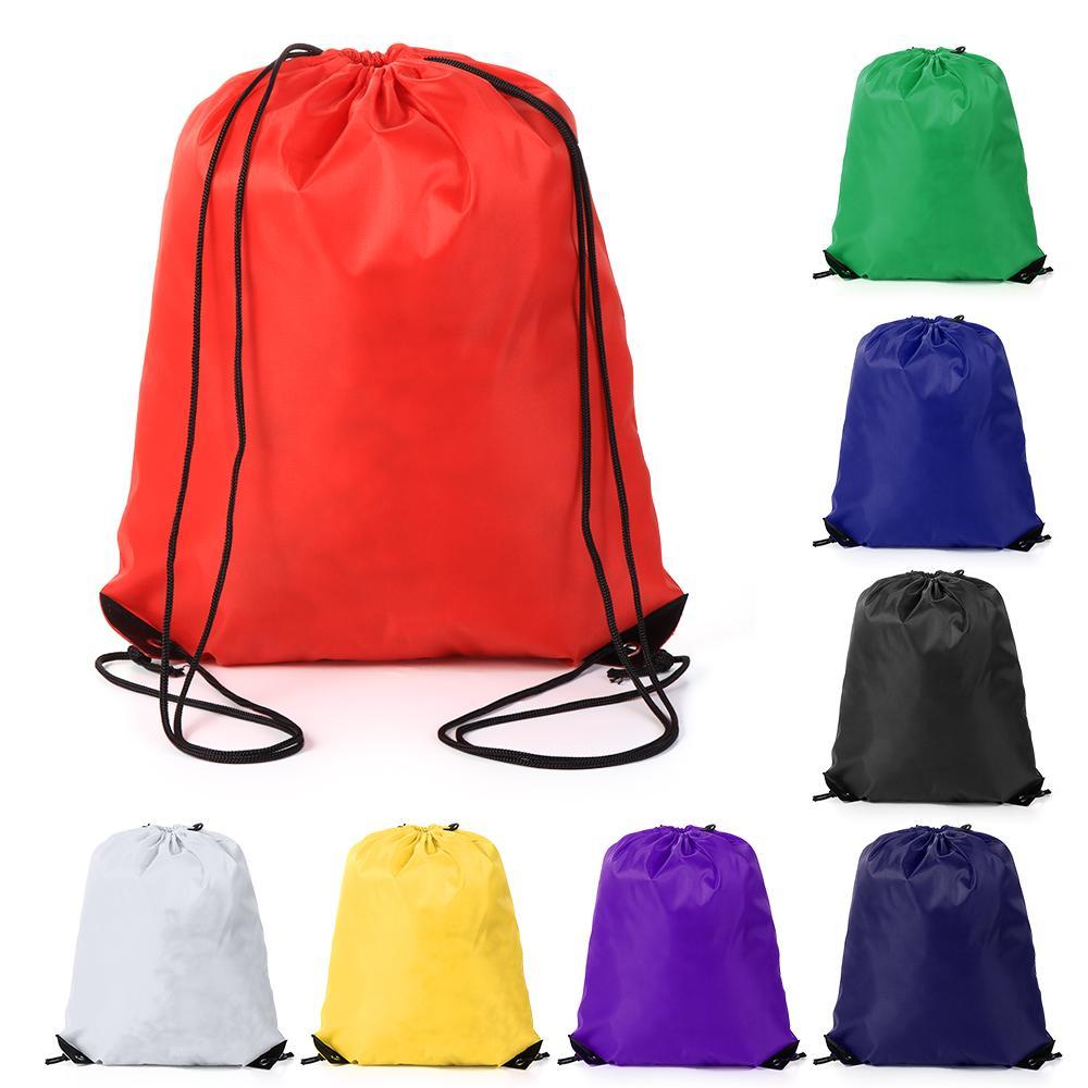 Casual Schoolbag Waterproof Portable Drawstring Bag Sports Backpack Backpack Rucksack