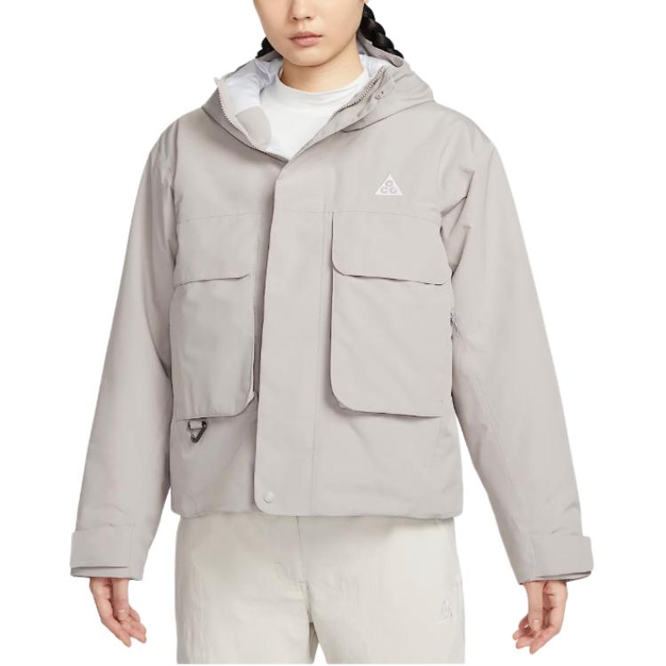Nike ACG Skull Peak PRIMALOFT Куртки и пальто Женские Университетский серый/Футбольный серый/Горный белый FV7328-009