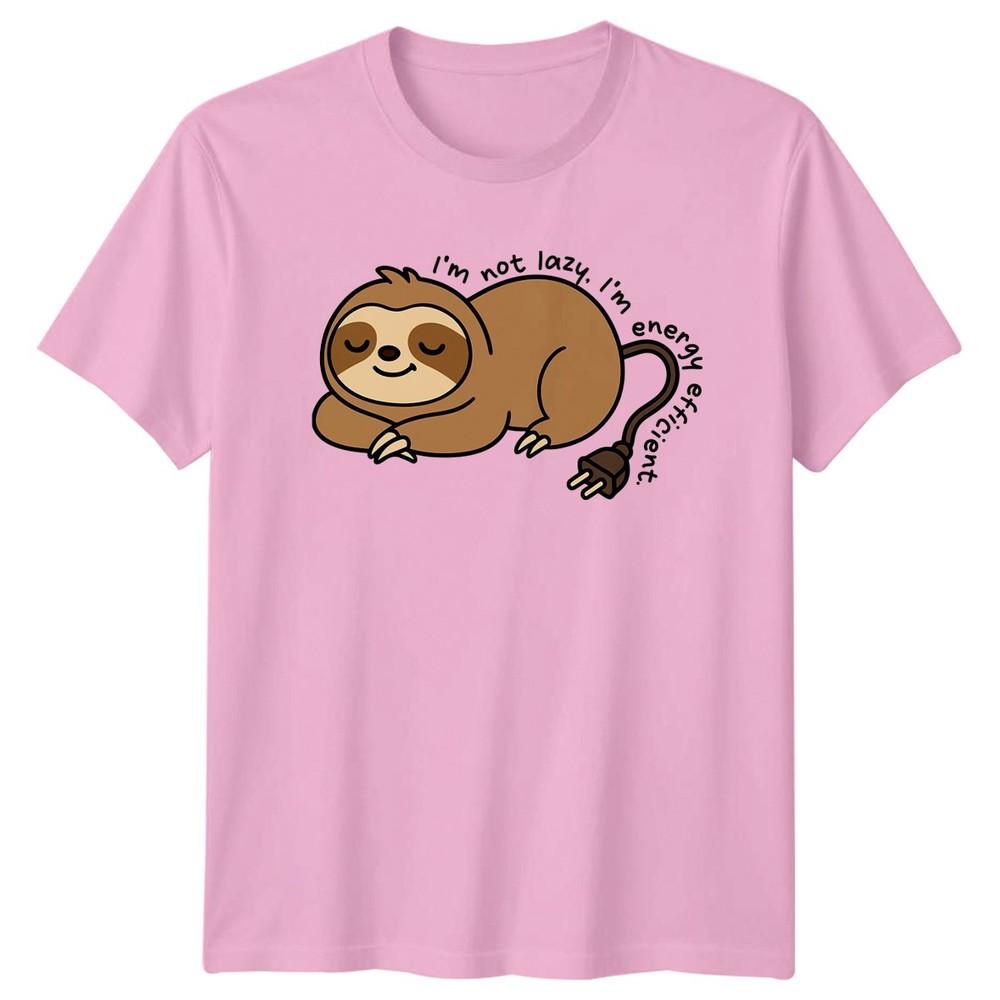 Im Not Lazy Im Energy TShirt Sloth Humor Birthday Gift For Him And Her