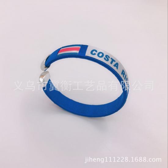 Браслет с флагом Чемпионата мира по футболу 2026 Испания Спортивный браслет Вышитый браслет Товары для болельщиков