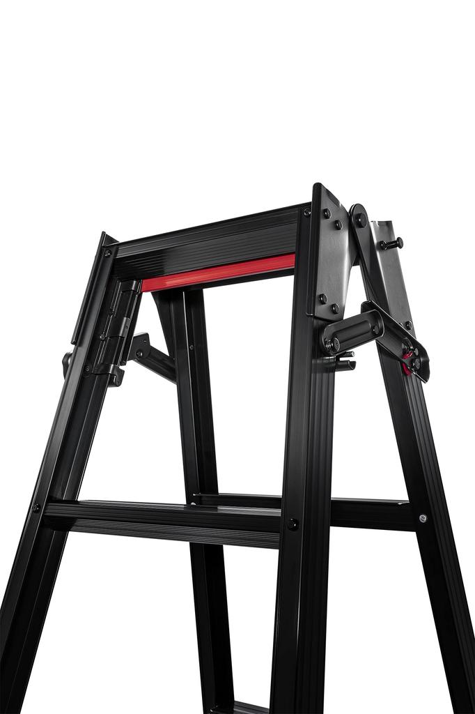 Hasegawa BLACK LABEL Telescoping Ladder Stepladder 3 Steps (with One-touch Bar) RYZB-09 (0.72~1.03m) (10136) (0.72~1.03m)
