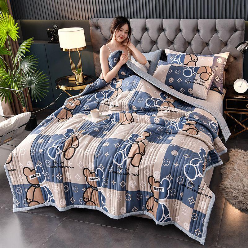 Тонкое летнее одеяло, летнее одеяло с кондиционером, тонкое одеяло, односпальное двуспальное одеяло для студенческого общежития, подходит для дома, спальни, гостевой комнаты