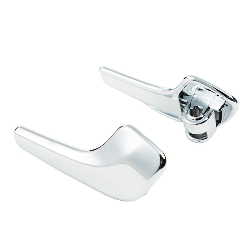 Для Opel Corsa D 2006-2014 Дверная ручка внутренняя передняя левая и правая хромированные автомобильные аксессуары пластиковые детали