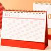 Stable Base Coil Calendar Writable Memo Standing Flip Calendar Table Planner  Academic Planner