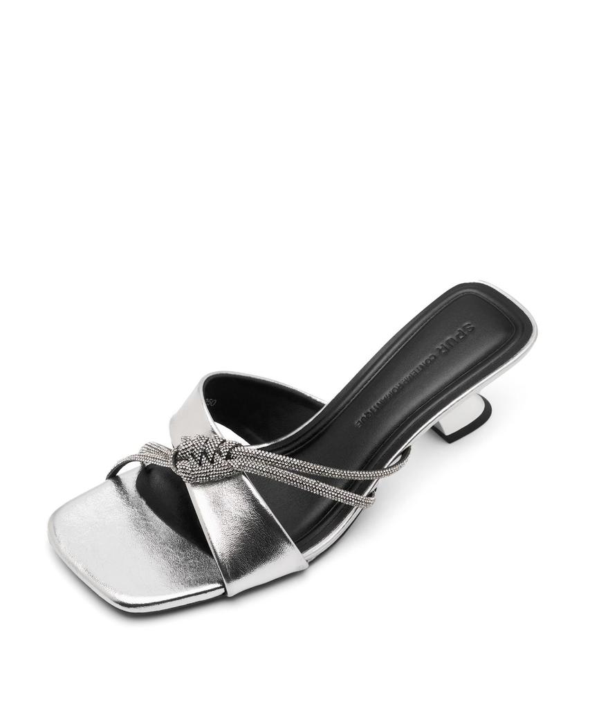 Шлепанцы Spur Cleo с кристаллами 6,2 см -Ws9036 (2Цвет)
