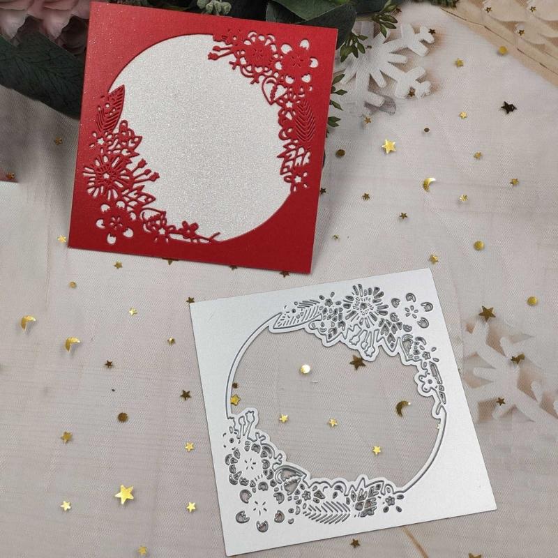 Рамка для приглашения Металлические штампы DIY Craft Углеродистая сталь Шаблон для тиснения Металлические трафареты Скрапбукинг для вырезки карт