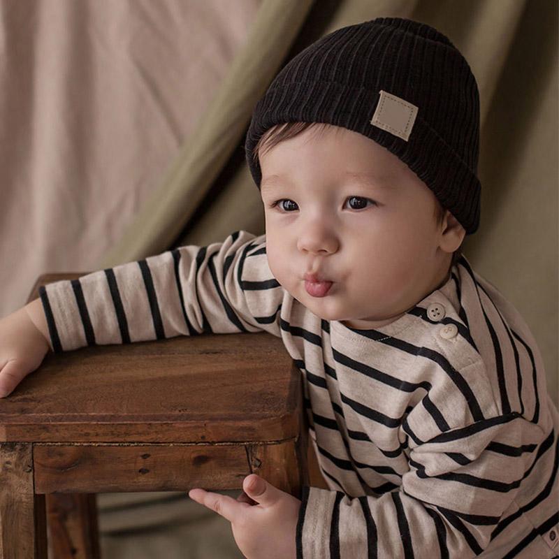Новая детская шапка, однотонная шапочка для маленьких мальчиков и девочек, зима-осень, детская вязаная шапка, уличные теплые мягкие шапочки для младенцев