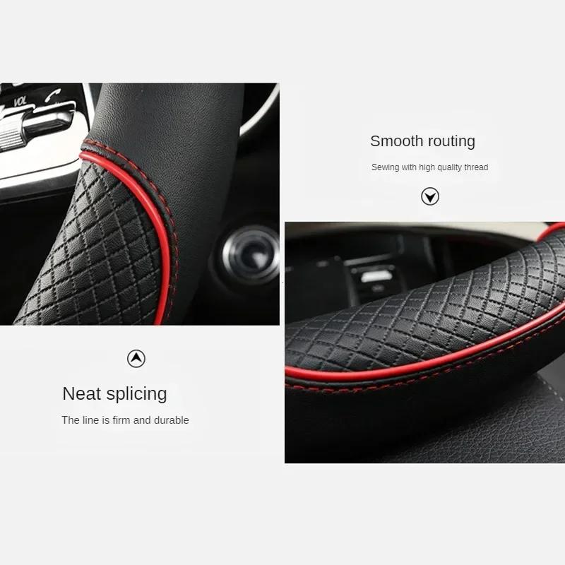 Чехол на руль автомобиля из микрофибры 38 см, нескользящий, для Seat Tarraco Arona Ateca Ibiza Toledo Mii Leon Arosa Exeo ST FR