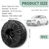 Universal Car Spare Tire Cover 31.49 Inch Black Wheel Protector Dust Waterproof UV Resistant Tire Storage Bag Auto Accessories