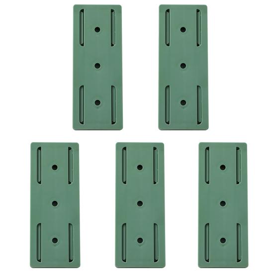 5Pcs Power Strip Holder Self-Adhesive Punch-Free Surge Protector Socket Holder Cable Management Wall Mount Desktop Mobile Socket Fixer