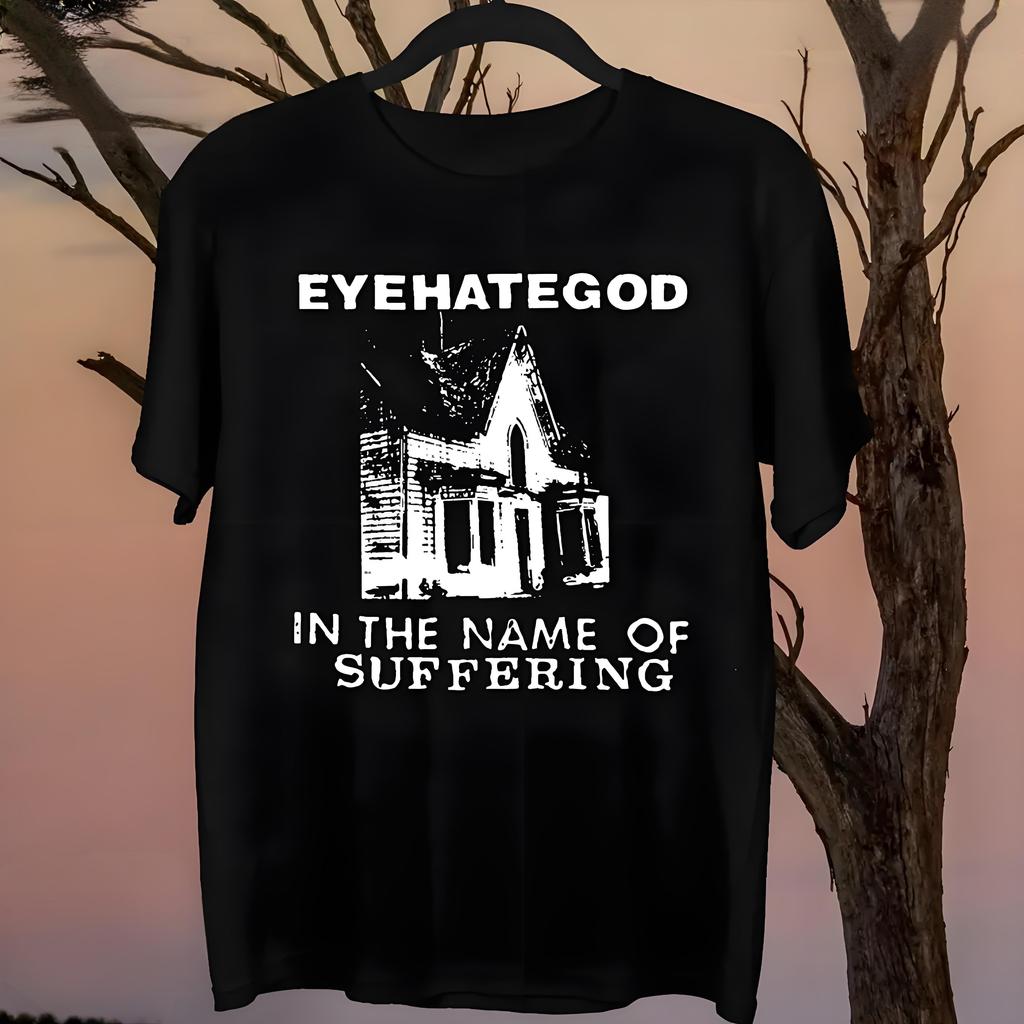 Горячая Распродажа VTG Eyehategod Тур Графический Принт Футболка Мужская Женская Свободная Повседневная Оверсайз Короткий Рукав Летняя Новая Футболка Уличная Мода Харадзюку Y2K Модный Топ