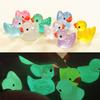 10/30/50PCs Luminous Mini Ducks Tiny Ducklings Figures Glow In Dark Small Ducks for Moss Microlandscape Miniatures Garden Decor