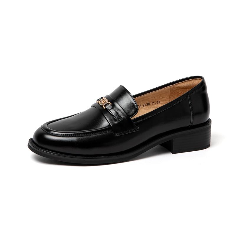 Cowhide Smooth Le Fu Shoes