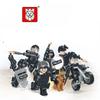TBS47-52 Frontier Defense Ninth Brigade Small Army Off-Road Motorcycle Military Equipment Building Blocks