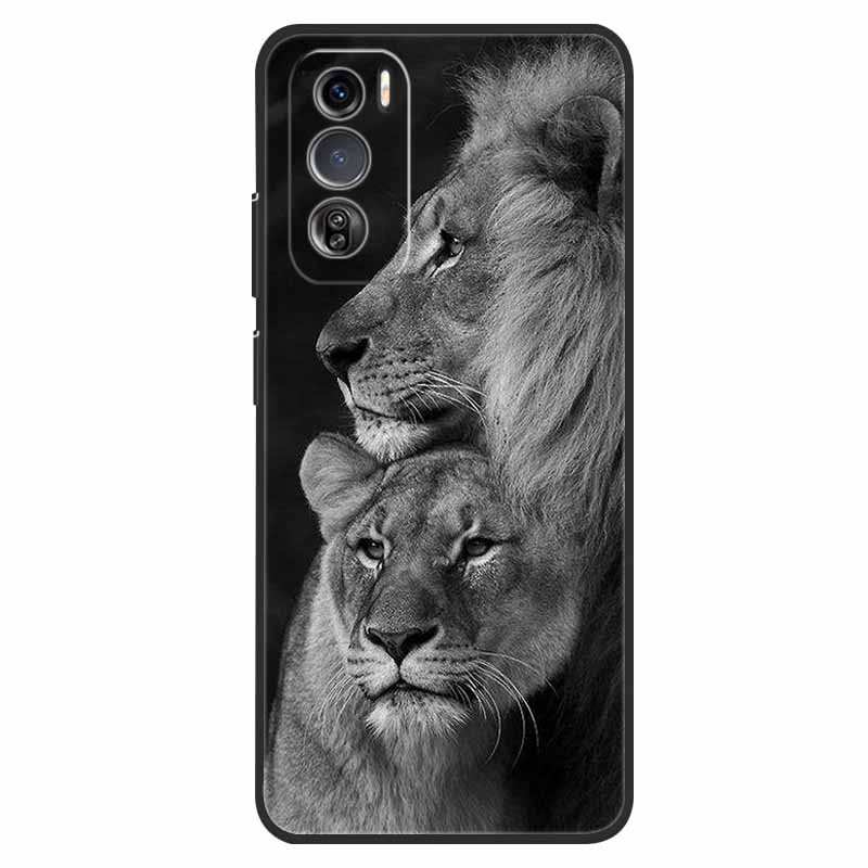 Чехол для Oppo Reno12 Pro ТПУ Животные Мягкий Силикон Задняя Крышка Чехлы для Телефона Для Oppo Reno 12 Pro 5G Волк Защитный CPH2629 funda