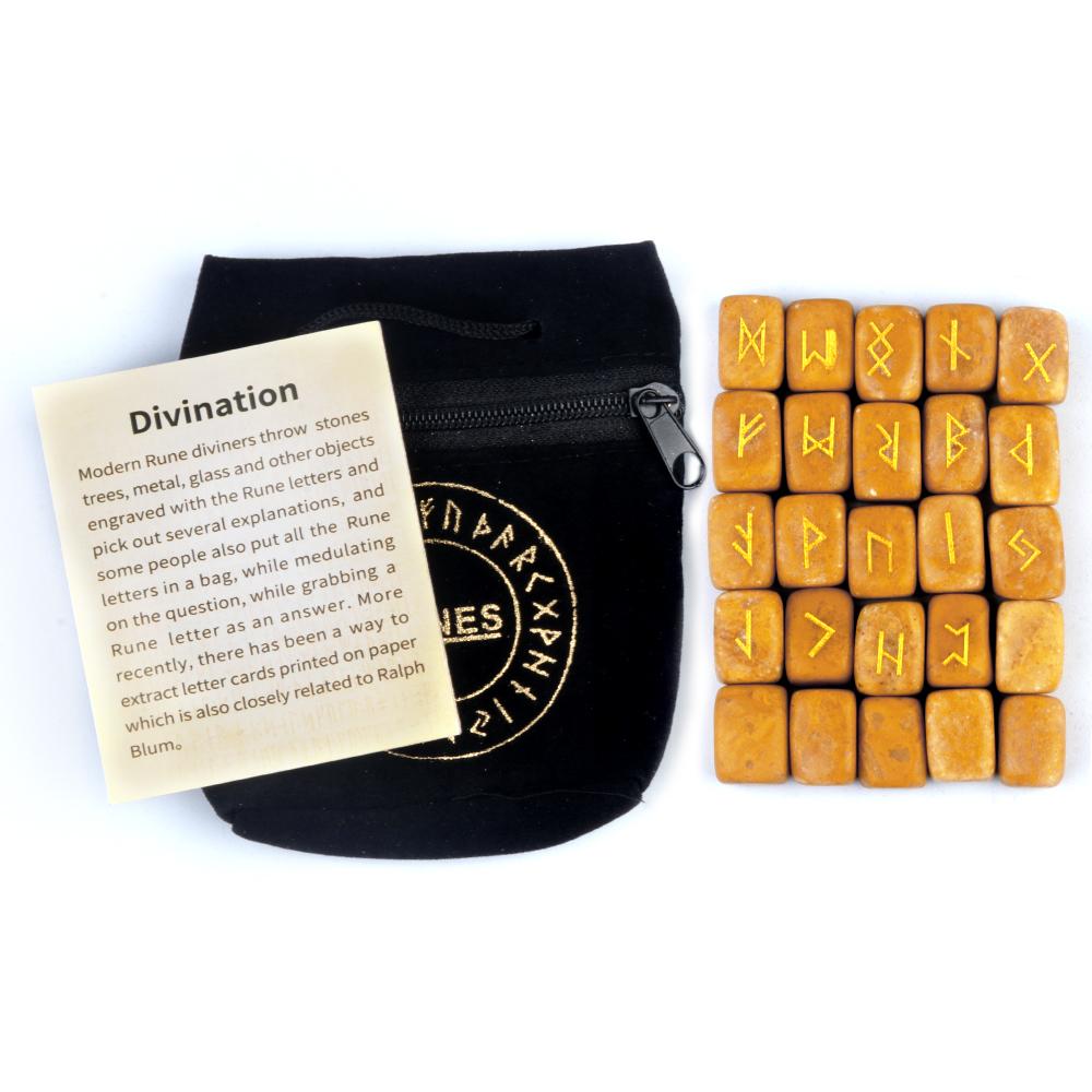 25 шт./компл. натуральный кристалл агата руны каменные украшения декоративные, кусок драгоценного камня с гравировкой букв аксессуар, амулет гадание ювелирный декор 18x12 мм