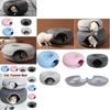 Plush Felt Cat Bed Circular Tunnel Design For Cats Of All Seasons Soft And Removable
