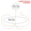 Sexy Bikinis Cross Chest Waist Body Chain for Women Bohemian Multilayer Star Tassel Body Jewelry Summer Beach Party Accessories