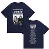 Британский Рок O-Oasis Live 26 Тур 2026 Новая Футболка Женская Хип-Хоп Готика Короткий Рукав Футболки Мужская Панк Модная Одежда Футболки
