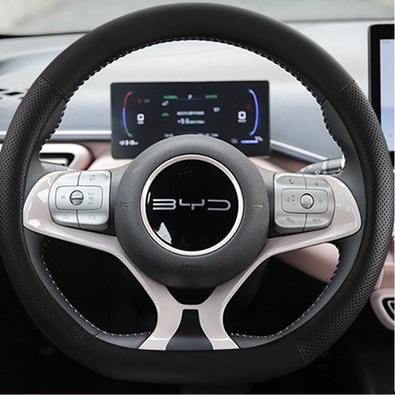 Оплетка на руль автомобиля для BYD DOLPHIN MINI Оплетение руля Держатель Защита руля Автомобильные милые аксессуары