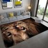 Современный Лев Животное Большой 3D Ковер Для Гостиной Роскошный Мягкий Губка Коврик Для Ванной Комнаты Ковер Для Кухни Пол Коврик Входная Дверь