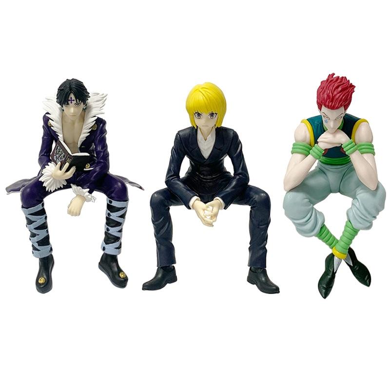 14 см Аниме Фигурка Hunter×Hunter Призрачная труппа Хисока Фигурка Экшн Подставка для лапши Украшение комнаты Подставка для лапши ПВХ Модель Игрушки