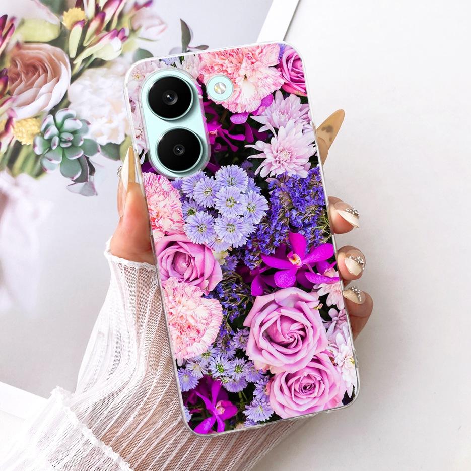 For Xiaomi Poco X8 Pro 5G Case Cute Cat Peacock Painted Cover Soft Slim Phone Case For Xiaomi Poco X8 Pro Max PocoX8 Pro 5G Bags