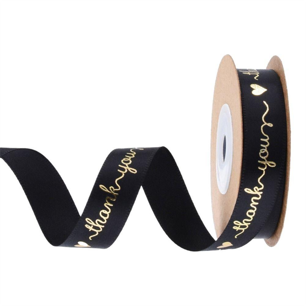 10 ярдов Букет Украшение Благодарственное письмо Лента Любовь Сердце Упаковка Шелковая тесьма День матери