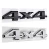 Black Stylish 3D 4X4 Logo Motor For SUV Emblem Badge Car Sticker Car-styling Auto Decals