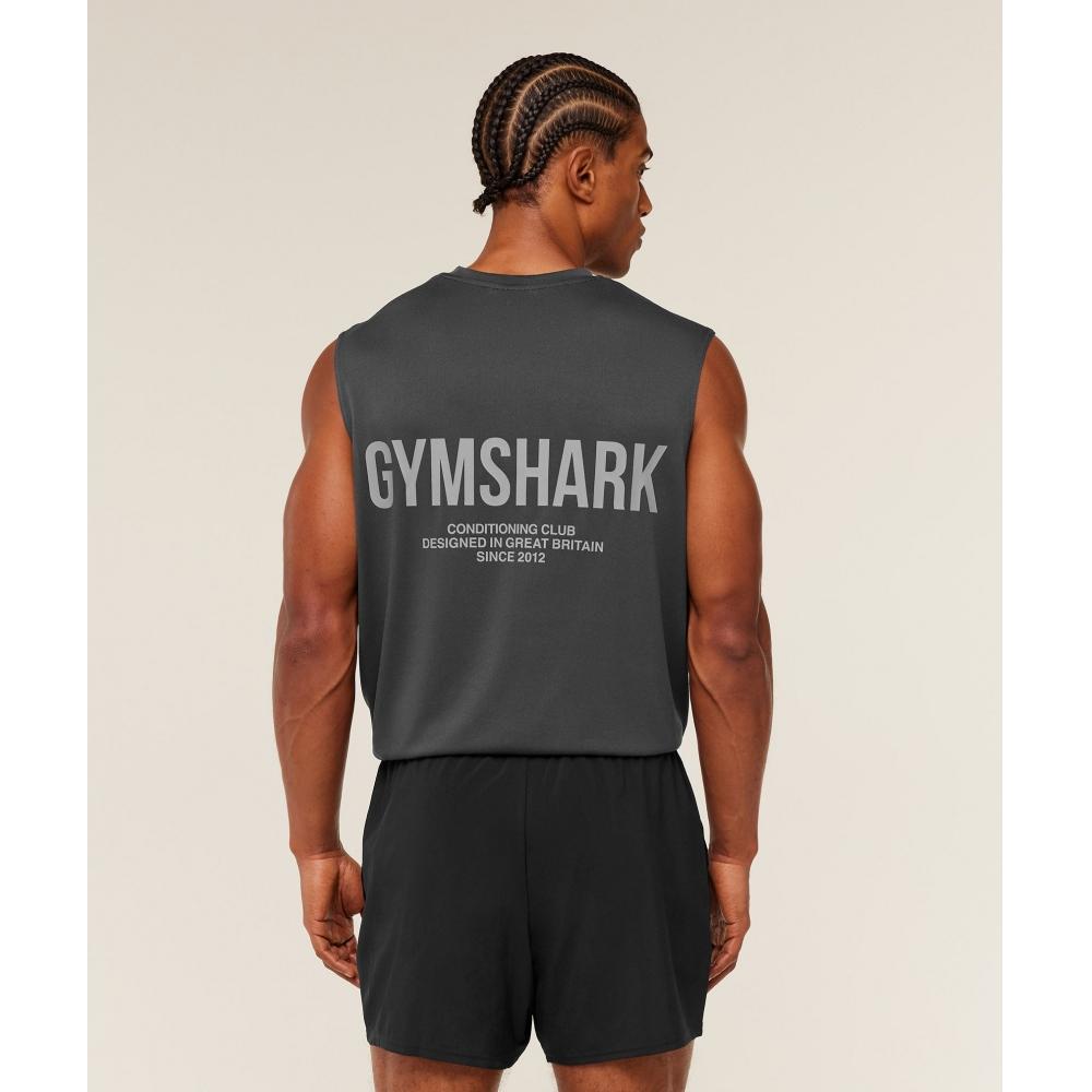 Gymshark Танк для тренировок Conditioning Club Gs Ониксовый серый Gs Дымчато-серый A2b4u Gd02